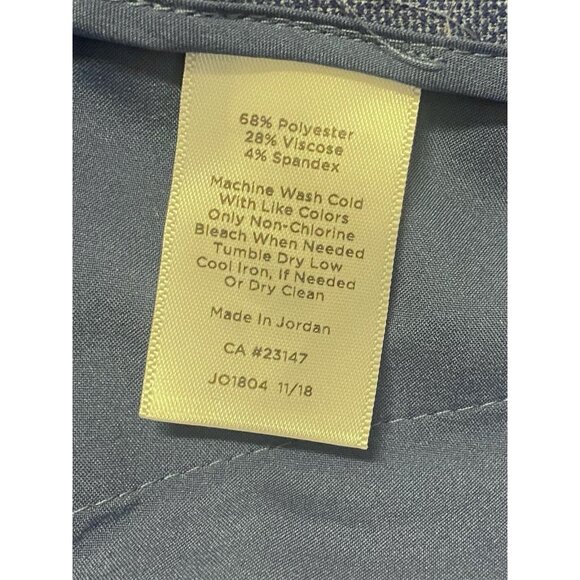 Talbots Pants Women's Size 2 Blue Hampshire Ankle MSRP $109 NWT - Picture 9 of 9